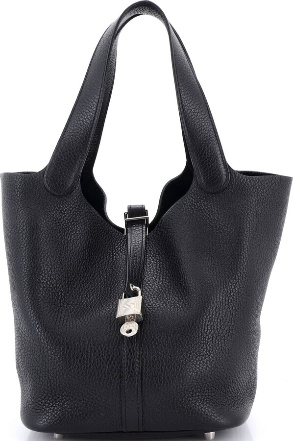 Pre-Owned Hermes Picotin Lock Bag Clemence MM
