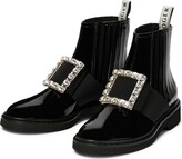 Thumbnail for your product : Roger Vivier Viv' Rangers patent leather ankle boots