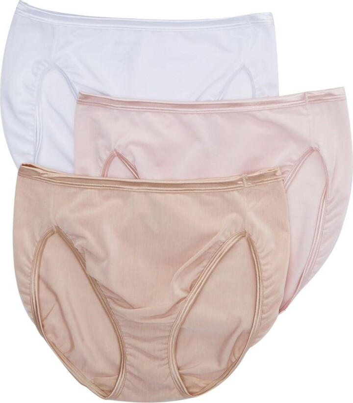 Vanity Fair Lingerie Women’s Illumination Hi-Cut Panties, 3-Pack