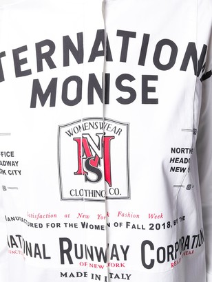 Monse Large-Cuff Shirt