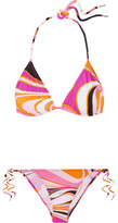 Thumbnail for your product : Emilio Pucci Libellula Printed Triangle Bikini - Pink