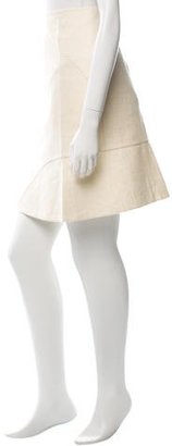 Celine Woven Mini Skirt