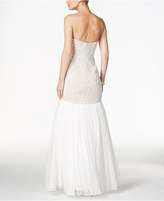 Thumbnail for your product : Adrianna Papell Beaded Strapless Mermaid Gown