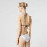 Thumbnail for your product : Burberry Vintage Check Detail Triangle Bikini