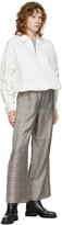 Thumbnail for your product : Totême Grey Silk Monogram PJ Lounge Pants