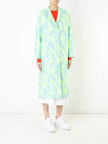 Thumbnail for your product : MSGM textured midi coat