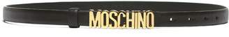 Moschino Slim Logo Belt