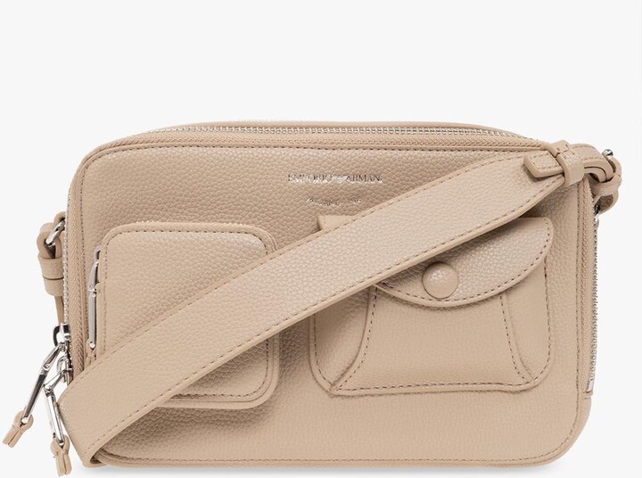 Emporio Armani Women's White Shoulder Bags | ShopStyle
