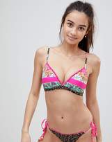 Thumbnail for your product : Seafolly Multi Striped Bikini Top