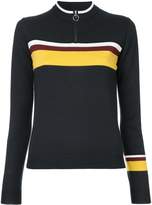 Thumbnail for your product : GUILD PRIME zipped stripe detail jumper
