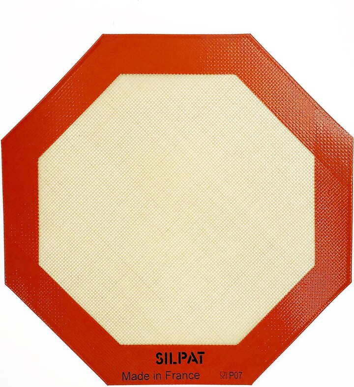 Silpat Non-Stick Silicone Microwave Baking Mat, 10.25-Inch, Octagon