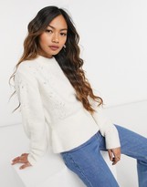 Thumbnail for your product : And other stories & wool peplum jumper in white