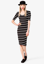 Thumbnail for your product : Forever 21 Striped Midi Dress