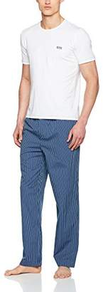 BOSS Men's 50370329 Pyjama Sets - Blue - Medium