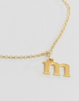 Thumbnail for your product : Dogeared Gold Plated 'm' Love Letter Bracelet