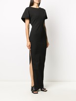 Thumbnail for your product : Rick Owens Short Sleeve Side Slit Dress