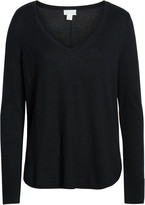 Thumbnail for your product : Caslon High-Low V-neck Sweater