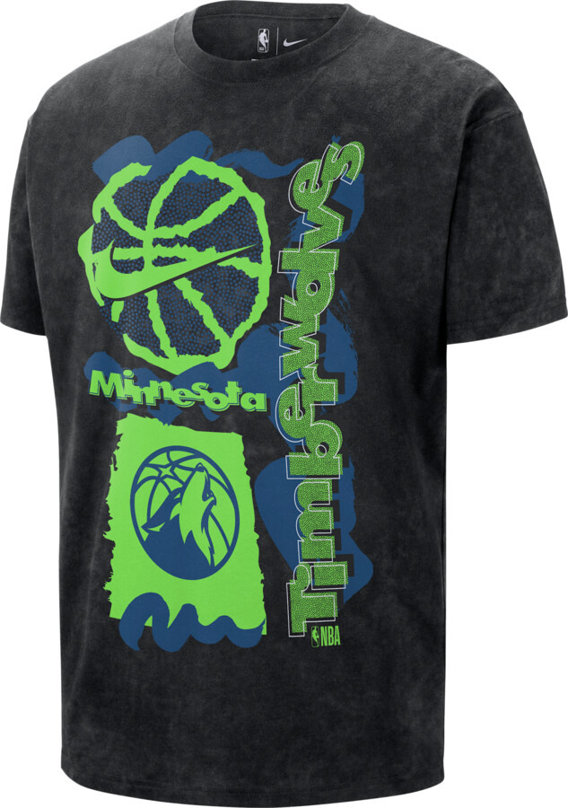 Minnesota Timberwolves Courtside Nike Men's NBA Max90 T-Shirt in Black | II3951-011