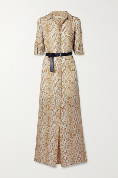 michael kors snake print dress
