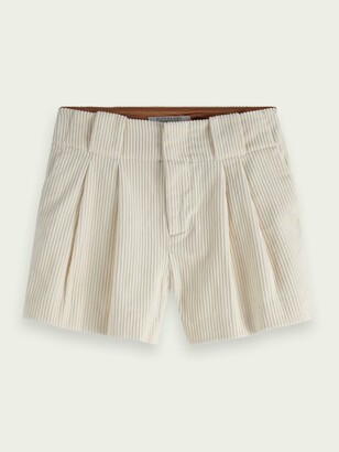 Scotch & Soda Organic Cotton Jersey Ruffle Shorts Pantalones Cortos para Niñas 