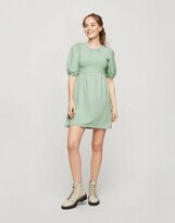 Thumbnail for your product : Miss Selfridge smock dress in sage
