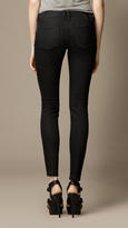 Thumbnail for your product : Burberry Skinny Fit Low-Rise Washed Black Jeans
