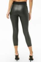 Thumbnail for your product : Forever 21 Cropped Faux Leather Pants