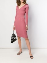 Thumbnail for your product : Alaïa Pre-Owned 2000s V-Neck Knit Dress