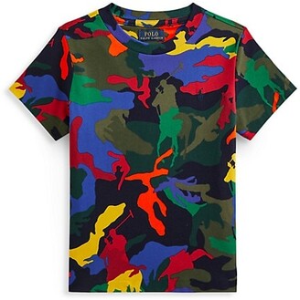Ralph Lauren Little Boy's Brand Camouflage T-Shirt