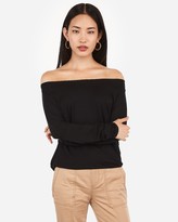 Thumbnail for your product : Express Relaxed Off The Shoulder London Tee