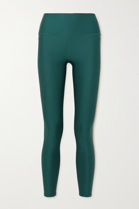 Alo Yoga Airlift Cropped Stretch Leggings - Green