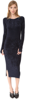 Thumbnail for your product : Helmut Lang Velour Dress