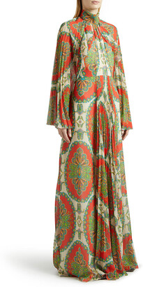 ワンピース Etro Cotton Chemise Dress With Paisley Print Etro Cotton Chemise Dress With Paisley Print in White | Lyst