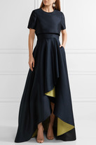 Thumbnail for your product : Jason Wu Asymmetric Satin Gown - Midnight blue