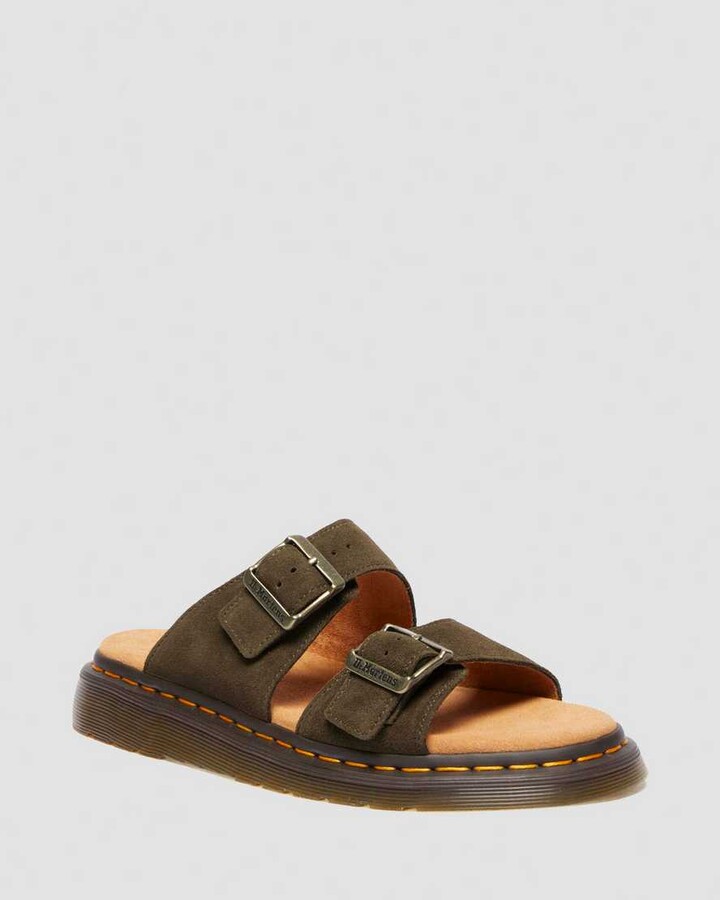 Dr. Martens Josef suede slide sandals
