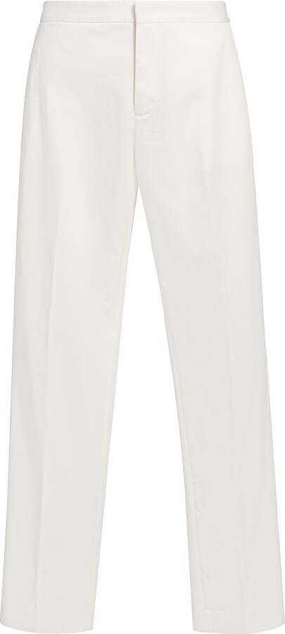 Fabiana Filippi Women's Cotton Gabardine Regular-Fit Trousers - Bianco - Size 4