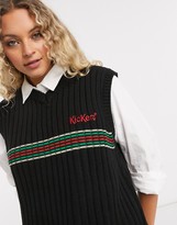 Thumbnail for your product : Kickers knitted sweater vest with vintage stripe