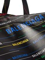 Thumbnail for your product : Balenciaga Market Shopper M Leather Tote - Womens - Black Multi
