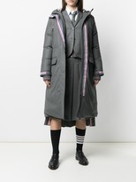 Thumbnail for your product : Thom Browne down-filled A-line hooded parka