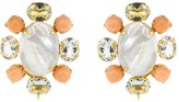 Thumbnail for your product : Bounkit Jewelry Mother Of Pearl Cluster Clip-On Earrings