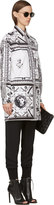 Thumbnail for your product : Versus White & Black Mixed Print Anthony Vaccarello Edition Blouse