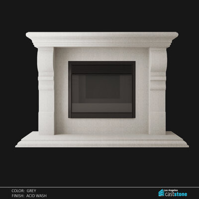 Los Angeles Cast Stone Alle Fireplace Surround