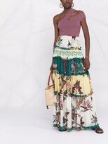 Thumbnail for your product : Pinko Floral Ruffled Maxi Skirt