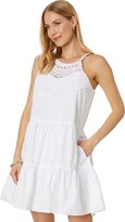 Thumbnail for your product : Lilly Pulitzer Britt Cotton Halter Dress (Resort White) Women's Clothing