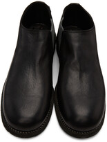 Thumbnail for your product : Guidi Black Slip-On Derbys