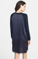 Thumbnail for your product : Midnight by Carole Hochman Jersey & Satin Sleep Shirt