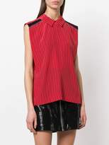 Thumbnail for your product : Philosophy di Lorenzo Serafini striped sleeveless shirt