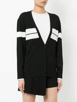 Thumbnail for your product : Neil Barrett chest stripe oversized sweater