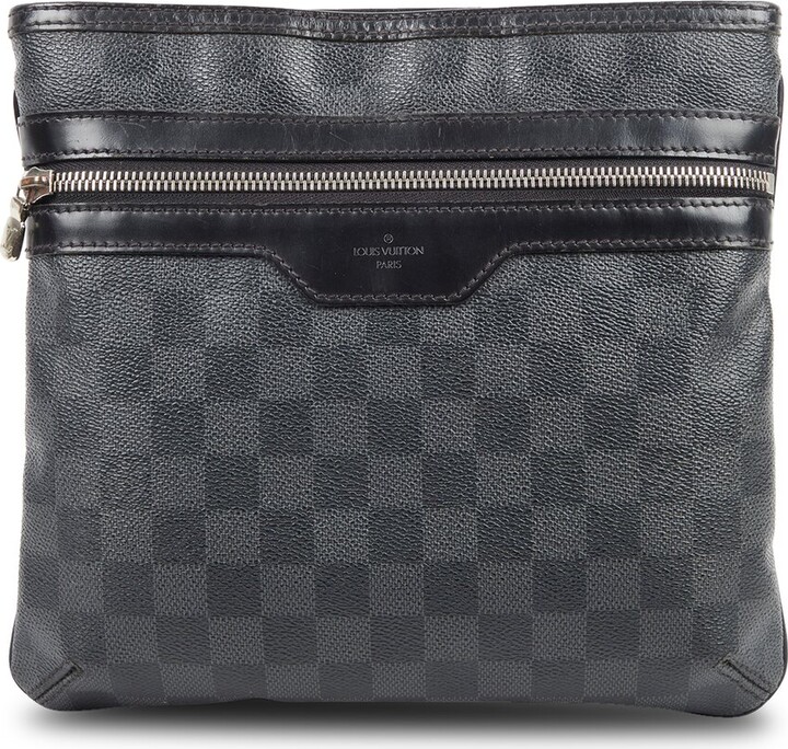 Louis Vuitton, Bags, Authentic Louis Vuitton Thomas Damier Graphite  Messenger Bag Black