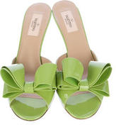 Thumbnail for your product : Valentino Bow Slides
